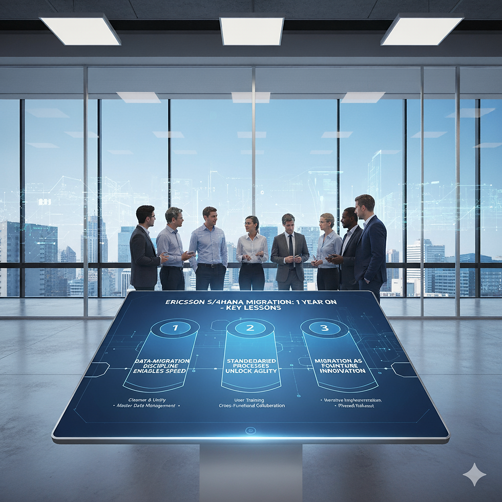 One Year After Migrating to SAP S/4HANA, Here’s What Ericsson’s Journey Reveals