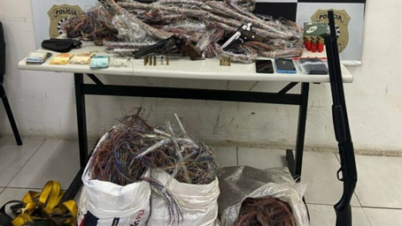 Polícia Civil desarticula associação criminosa atuante na comercialização ilegal de cabos de cobre