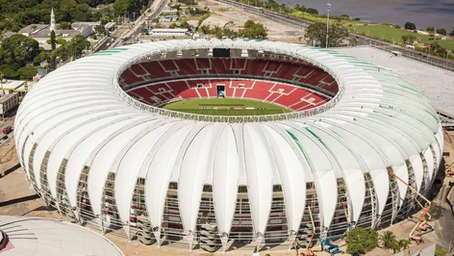 Princípio de incêndio atinge o Estádio Beira-Rio