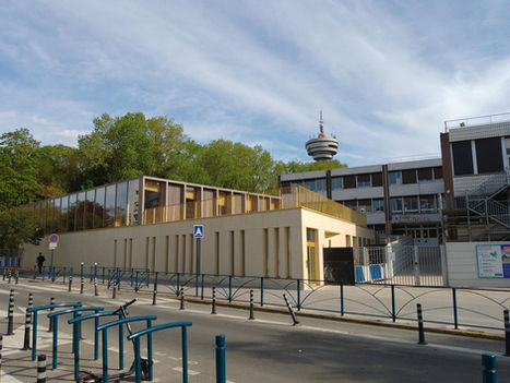 Chantier en cours : Collège Lavoisier à Pantin (93) pour le compte Conseil Départemental de la Seine-Saint-Denis