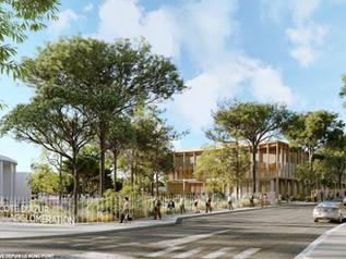 En étude : Construction de l’hôtel de l’agglomération d’Estérel Côte d’Azur Agglomération à St Raphaël (83)