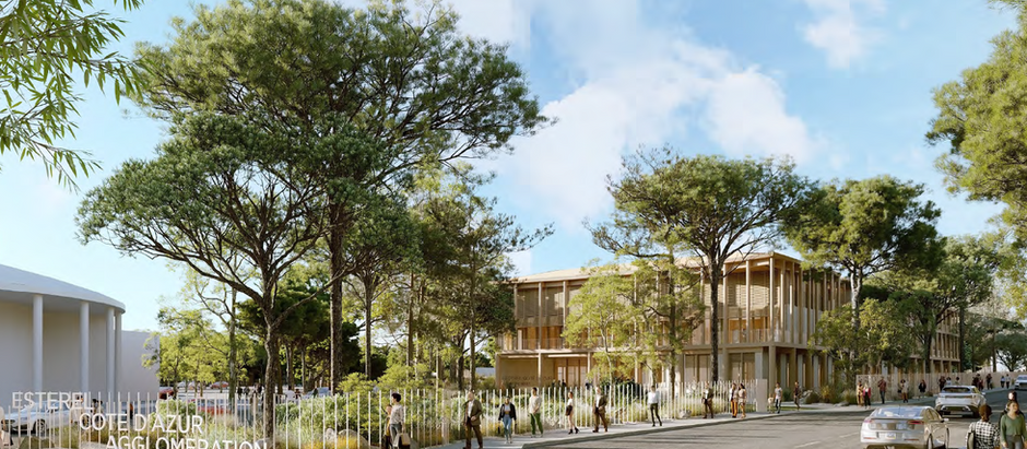 En étude : Construction de l’hôtel de l’agglomération d’Estérel Côte d’Azur Agglomération à St Raphaël (83)