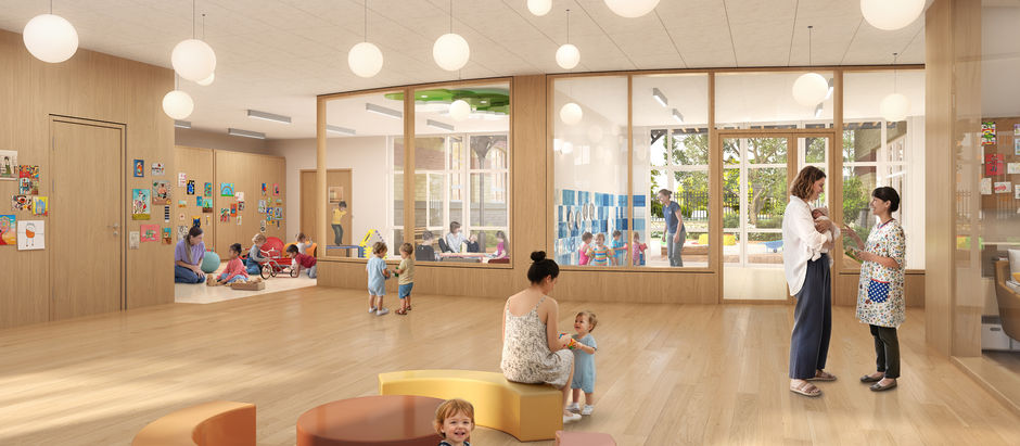 En étude : Construction d’une crèche pour le compte de la Ville de Le Blanc-Mesnil (93)