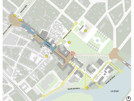 AMÉNAGEMENT DES CENTRES-VILLES DU QUARTIER DE LA GARE À MAISONS-LAFFITTE (78)