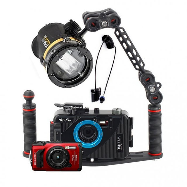 Kit completo cámara submarina compacta Olympus TG7