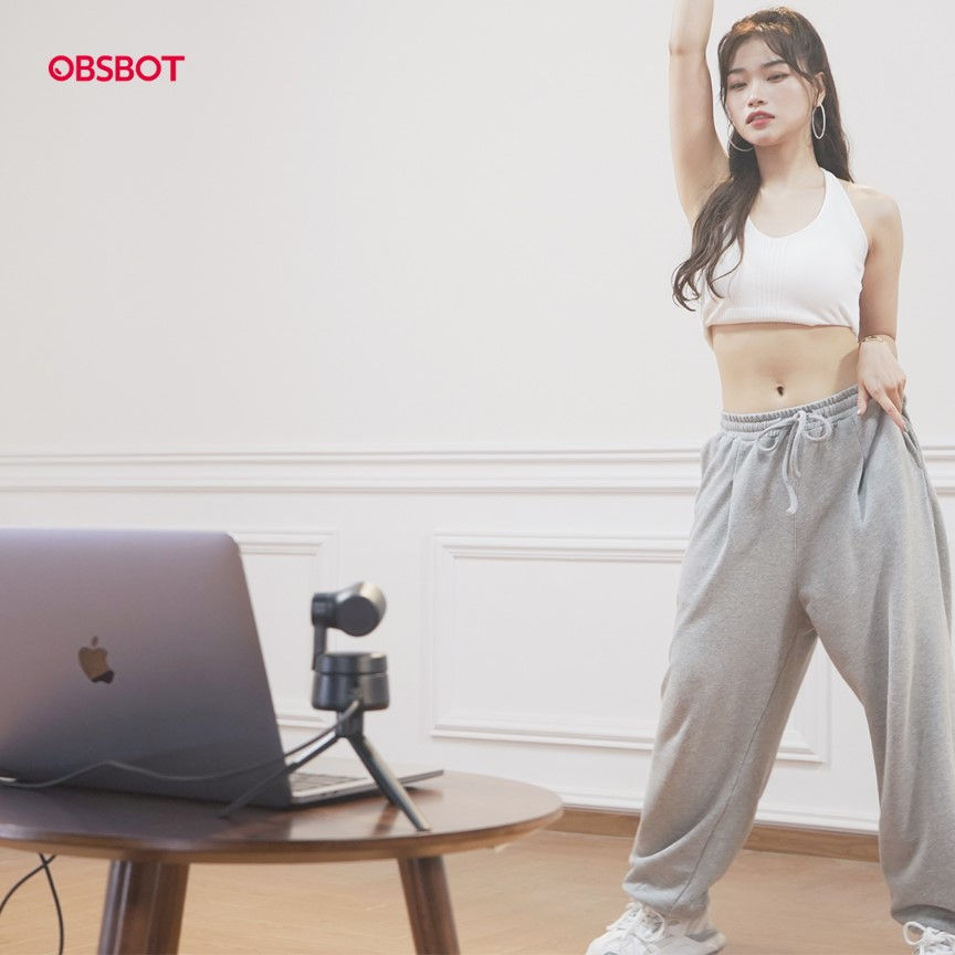 Miniatura: Webcam OBSBOT TINY UHD 4K PTZ con AI seguimiento y control gestos zoom 4x