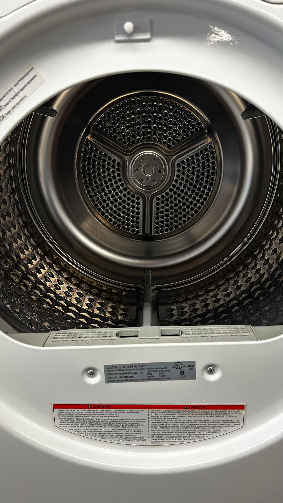 Thumbnail: Used GE Set Apartment Size washer WCVH4800K3WW and dryer PCVH480EK0WW