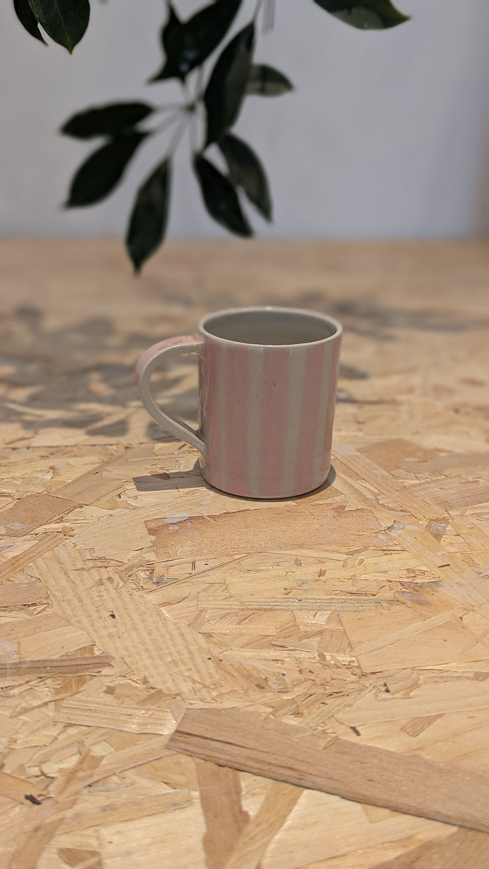 Miniature : Mug ligné rose