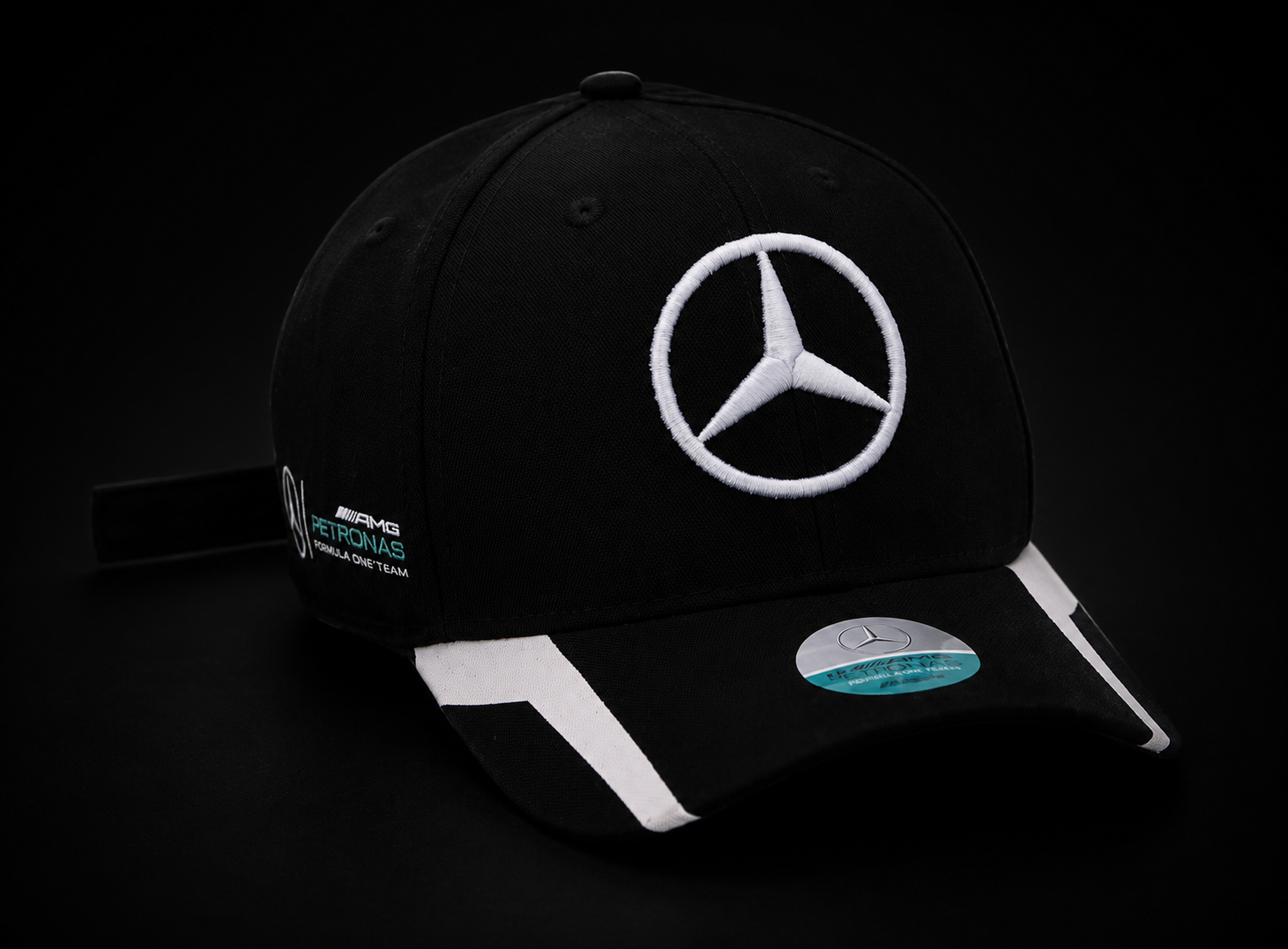Boné Masculino Mercedes Bens Ajustável Petronas Strapback
