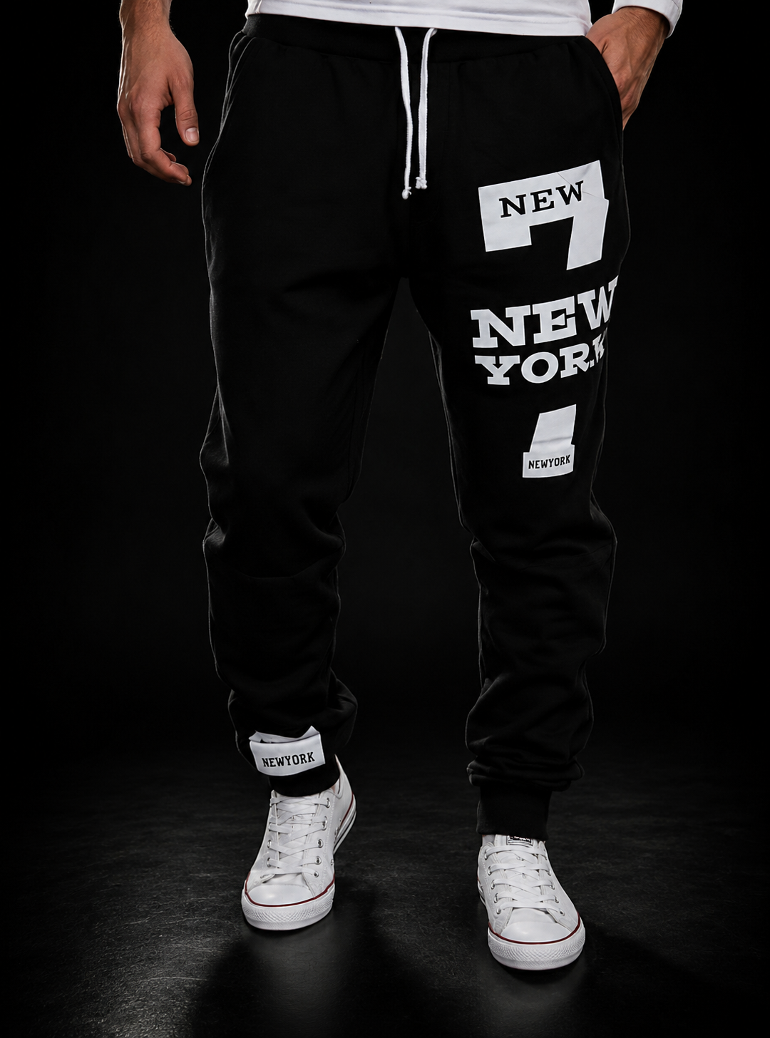 Calça Moletom Slim Jogger New York Inverno