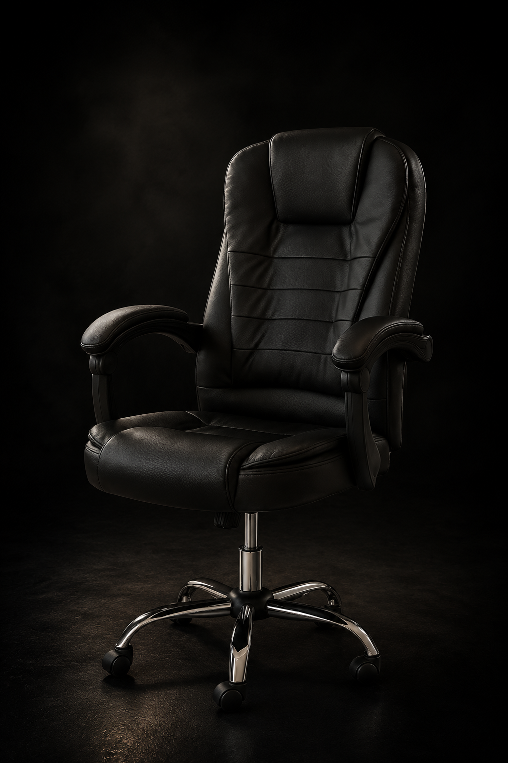 Cadeira de escritório Best Chair Cadeira Confort Macia CPB ergonômica preta com