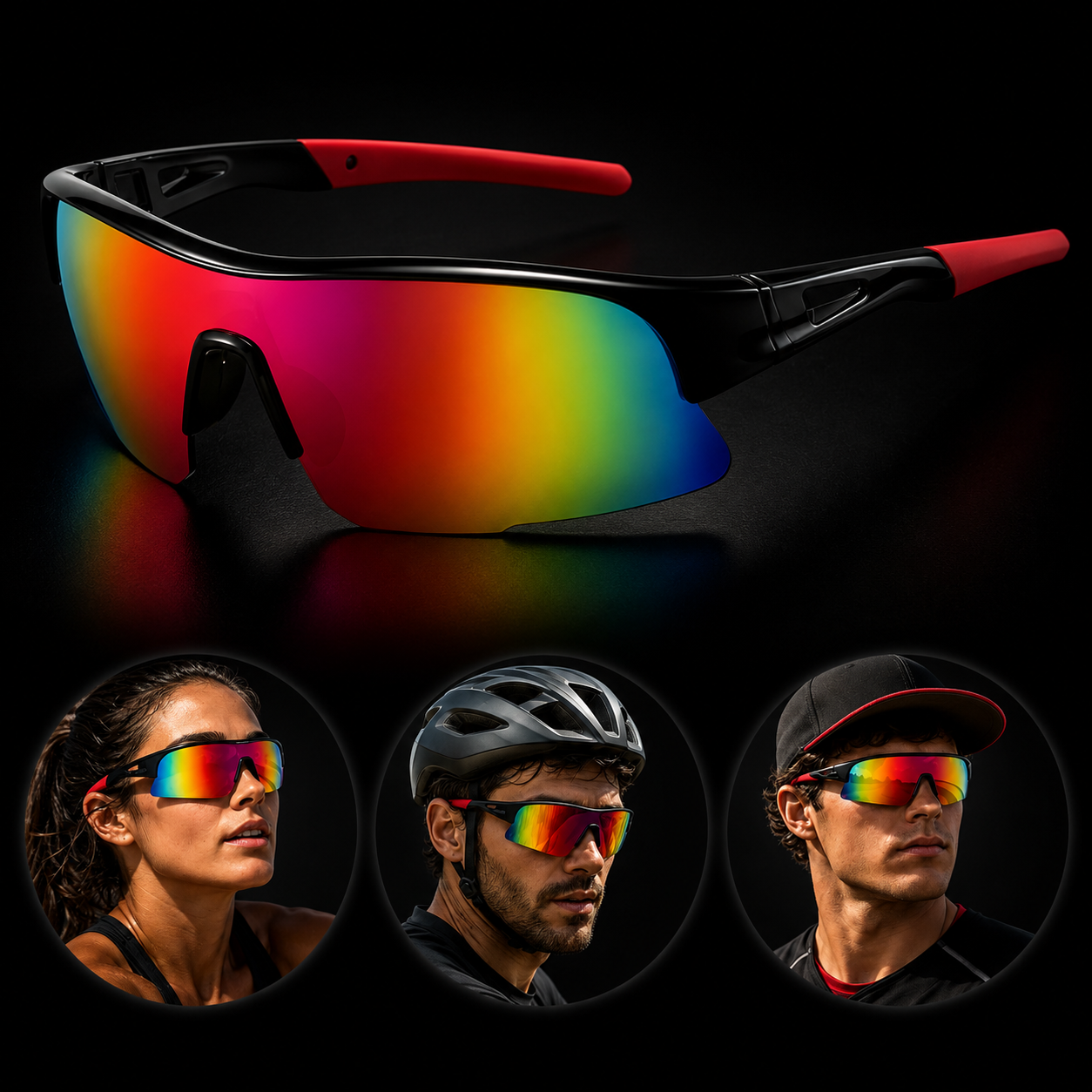 Óculos Esportivo De Sol Ciclismo Corrida Beach Tennis Uv400