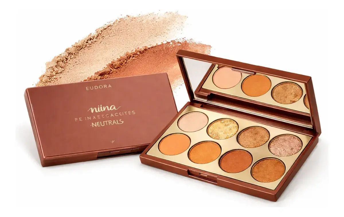 Palette De Sombras Maquiagem Cor Neutra Niina Secrets Eudora