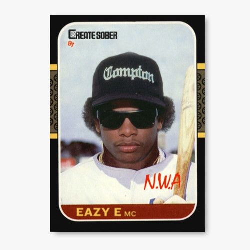 Eazy E Major League Hip-Hop Trading Cards | NHHM Official Site