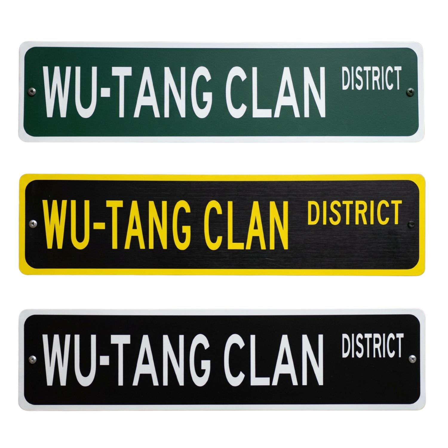 Wu Tang Clan District Street Sign