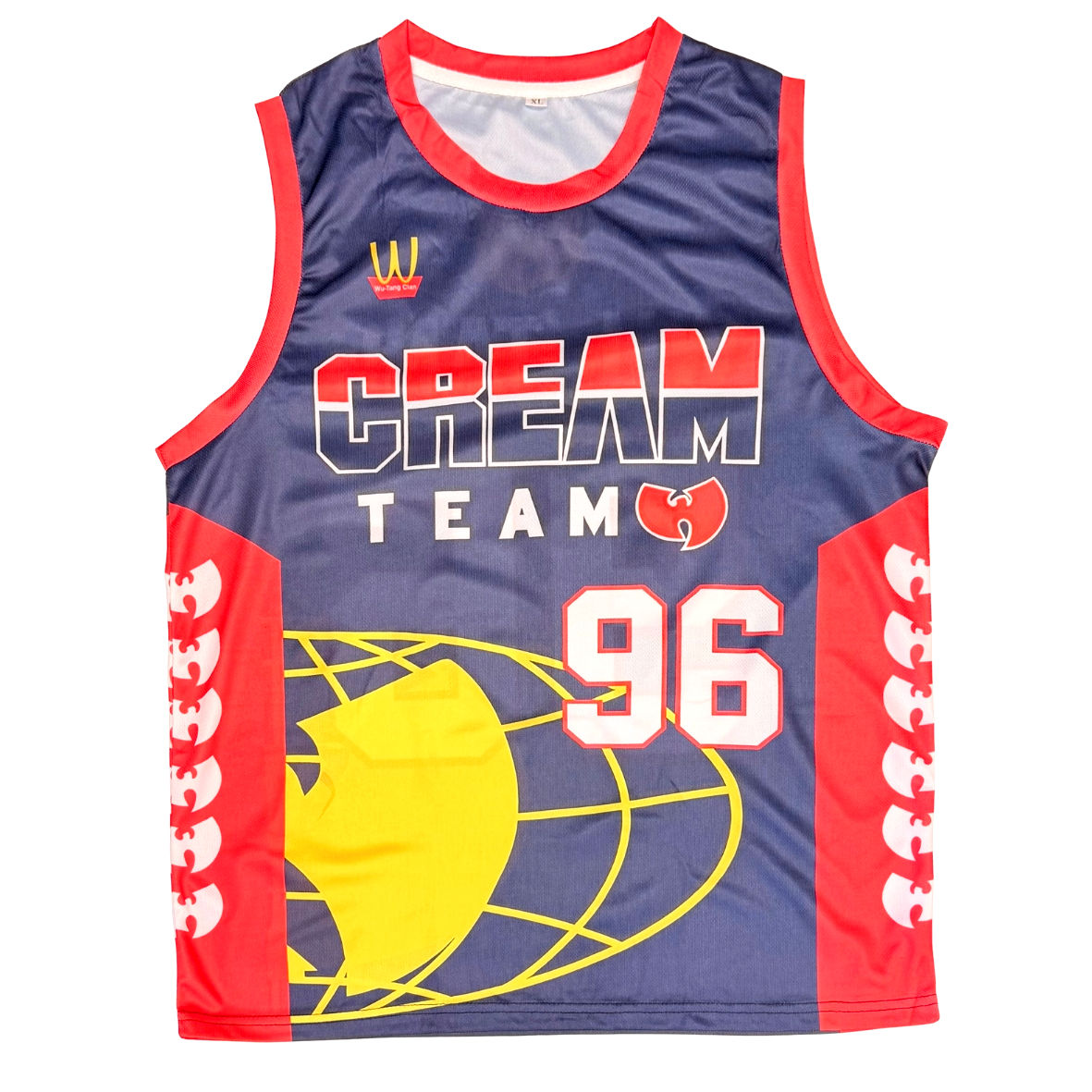 Wu Tang Clan "CREAM" Sleeveless Sports Jersey