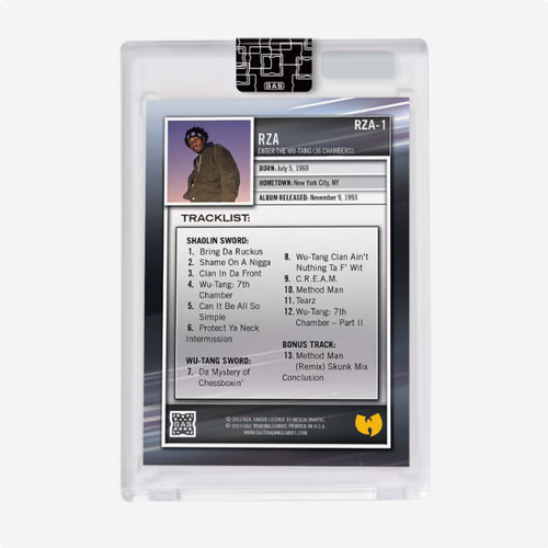 The Official RZA 2023 GAS Hip-Hop Trading Card Set | NHHM Official