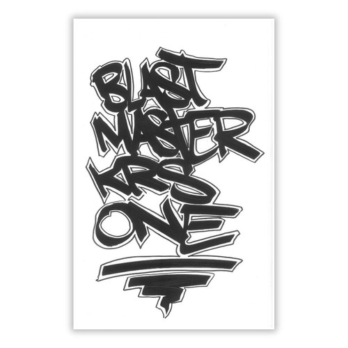 KRS One Signed Original Artwork #13 | NHHM Official Site