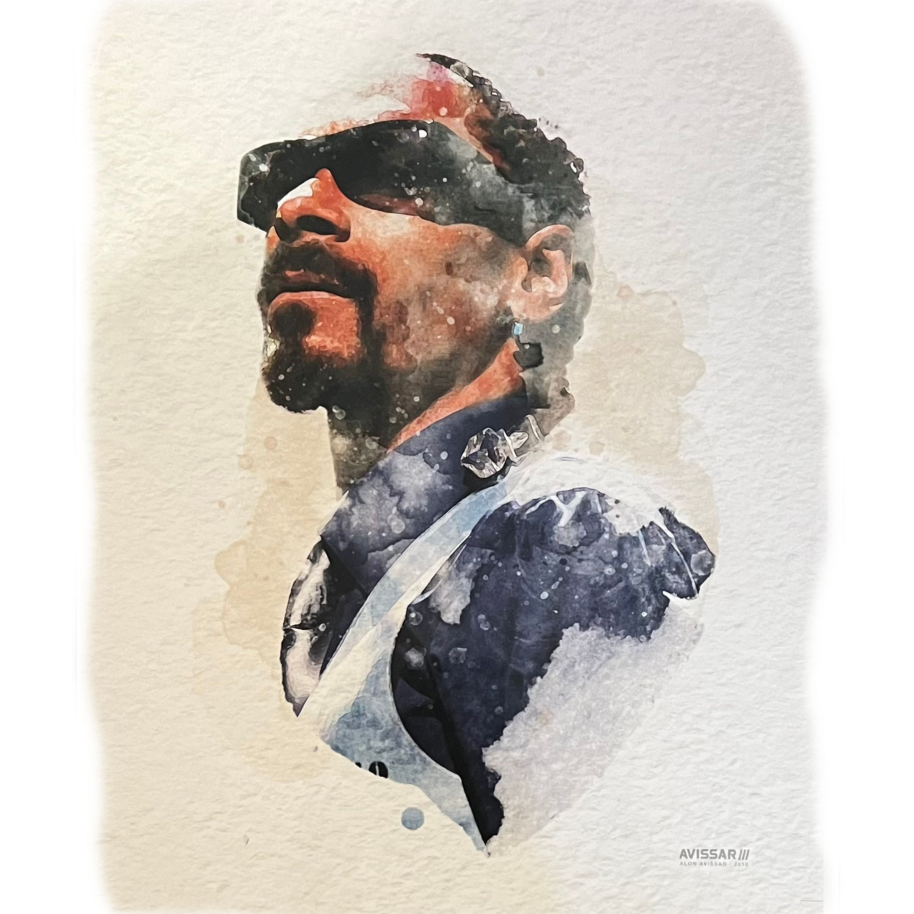 Limited Edition "Snoop Dogg" Digital Art Print by Alon Avissar