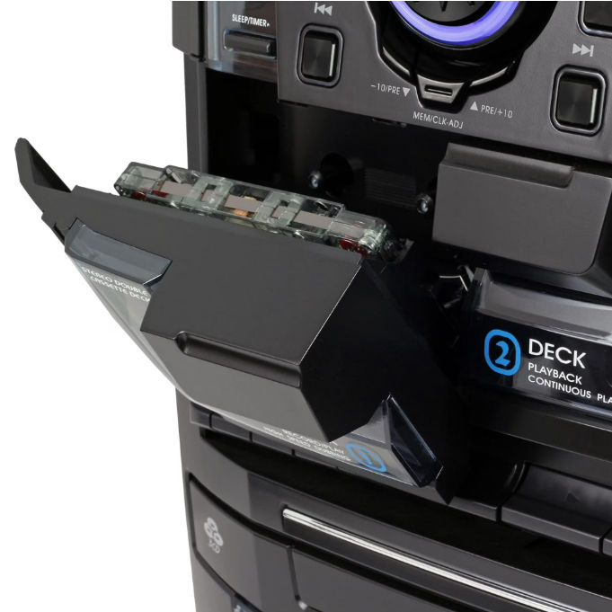 Miniatura: Jensen JMC-1250 Bluetooth Turntable/CD/Cassette/Radio Music Entertainment System