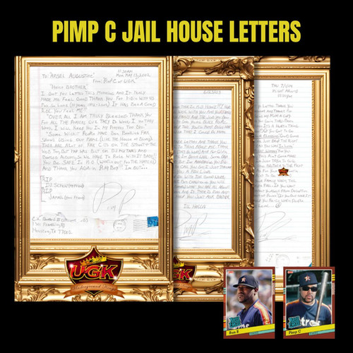 UGK PIMP C Authentic Jail Letters Poster & Trading Cards Set