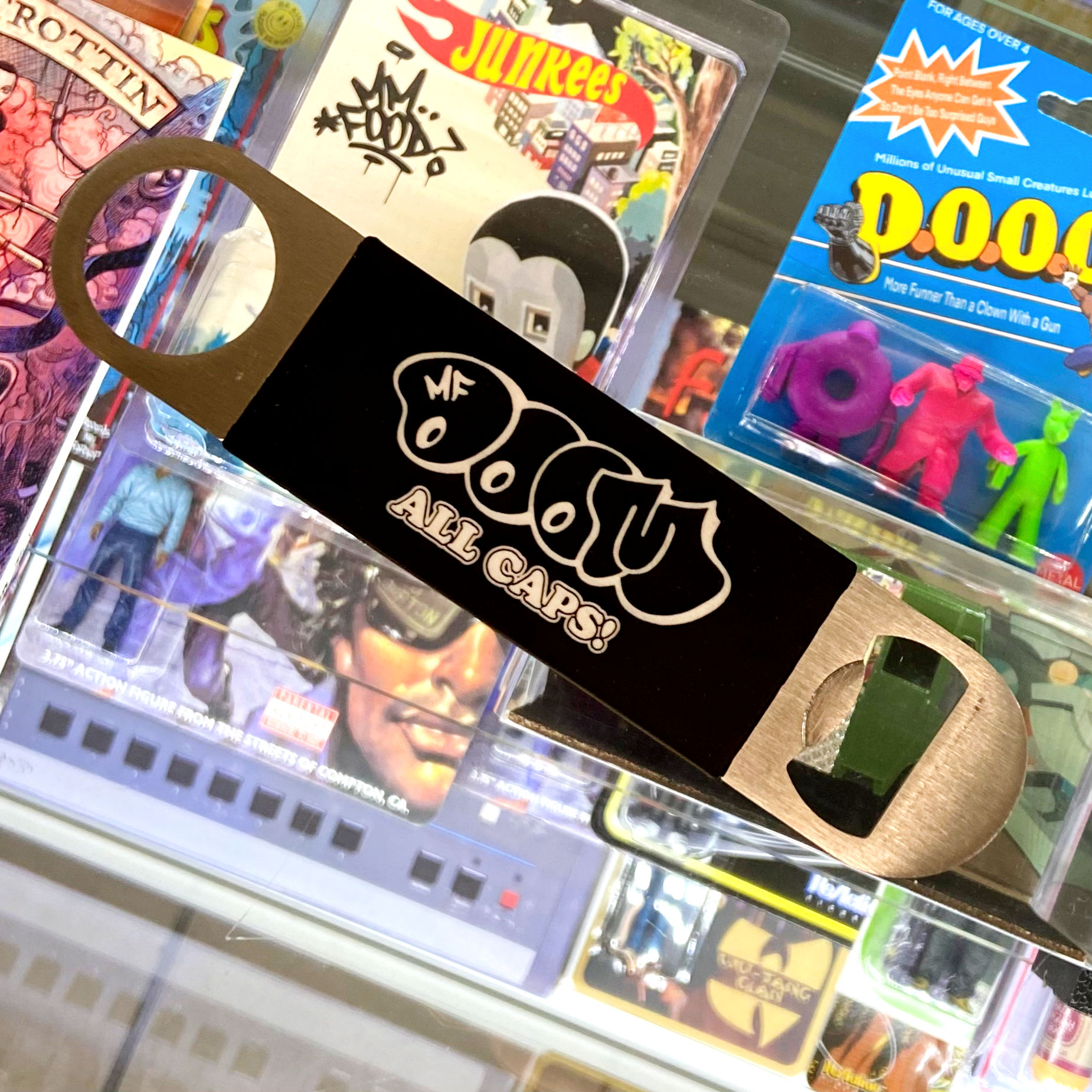 MF Doom All Caps Bottle Opener