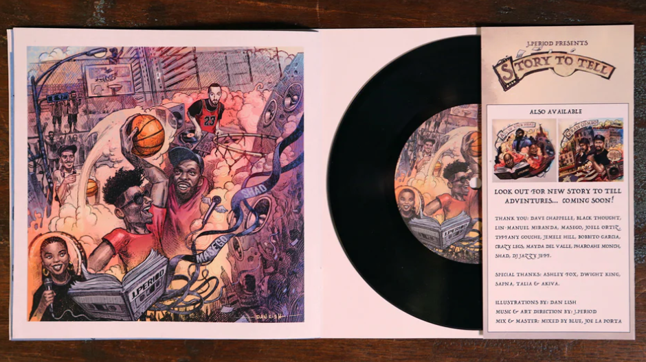 الصورة المصغرة: "The Legend of Globetrottin" Limited Edition Comic Book & 7” Record Set