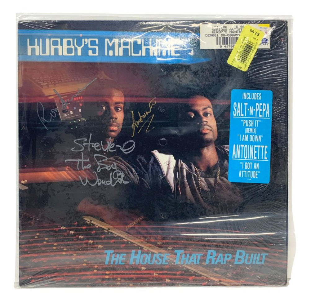 Hurby's Machine Signed "The House That Rap Built" Vinyl ll