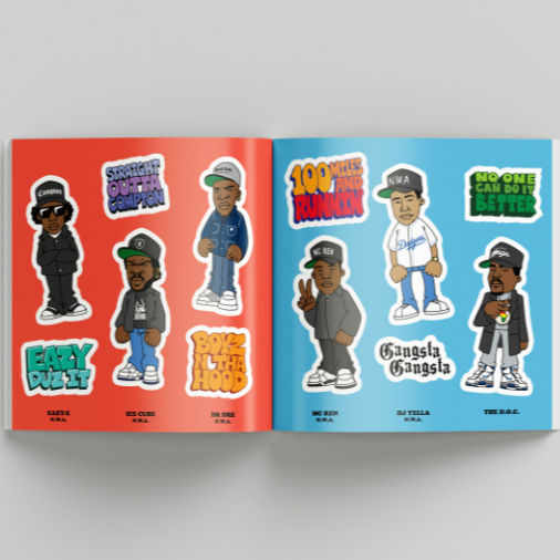थंबनेल: Hip Hop Sticker Book