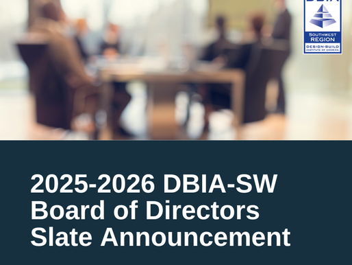 Notice of Slate for the 2025-2026 DBIA-SW Board of Directors
