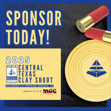 Sponsorships Available for the 2025 DBIA-SW Central Texas Clay Shoot!