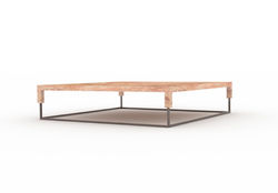 Mesa de Centro Mármol y Metal