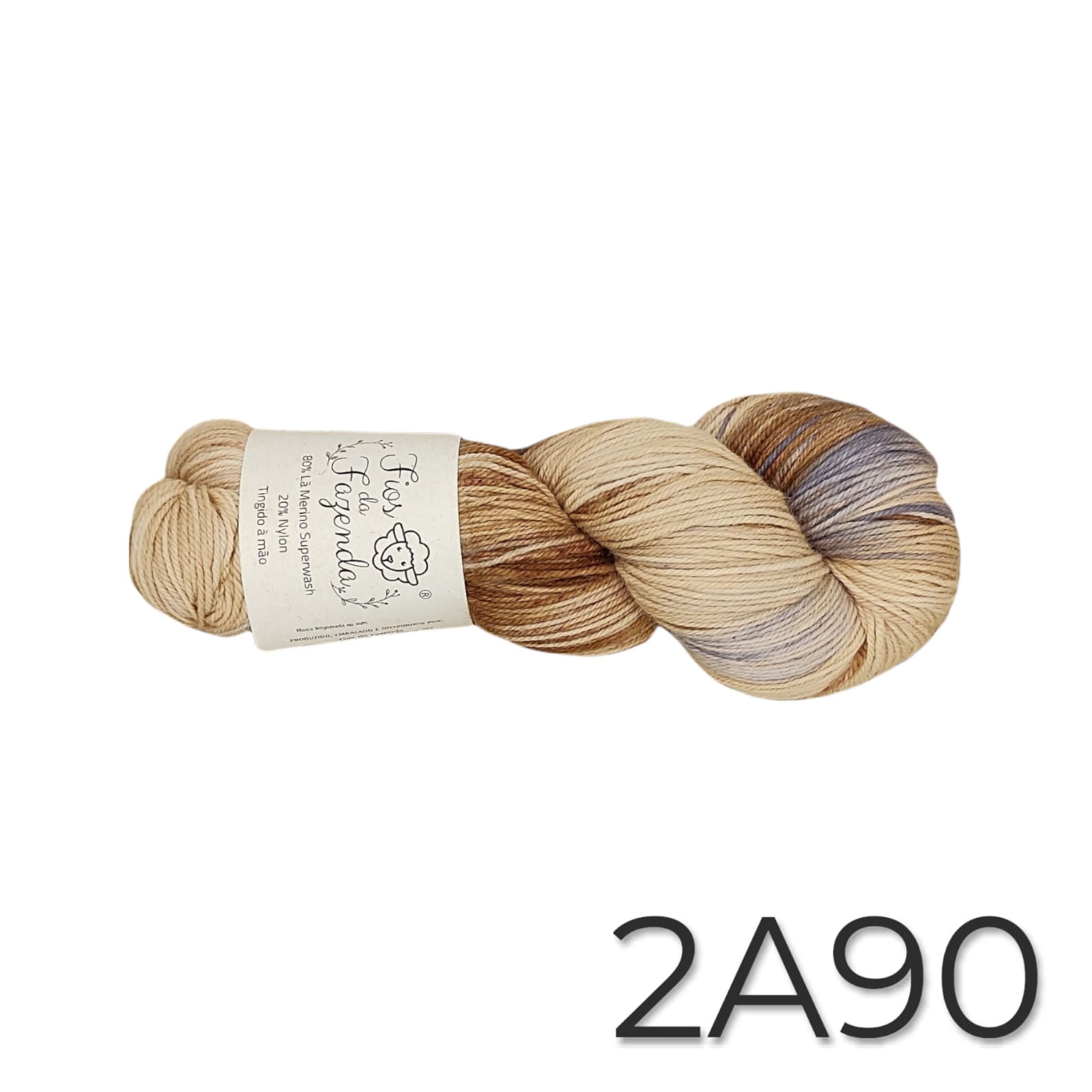 Merino Sock SW 3ply #2A90 - Dona Maria