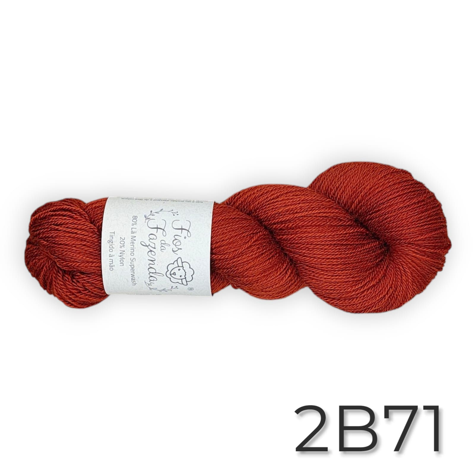 Merino Sock SW 3ply #2B71 - Pinot