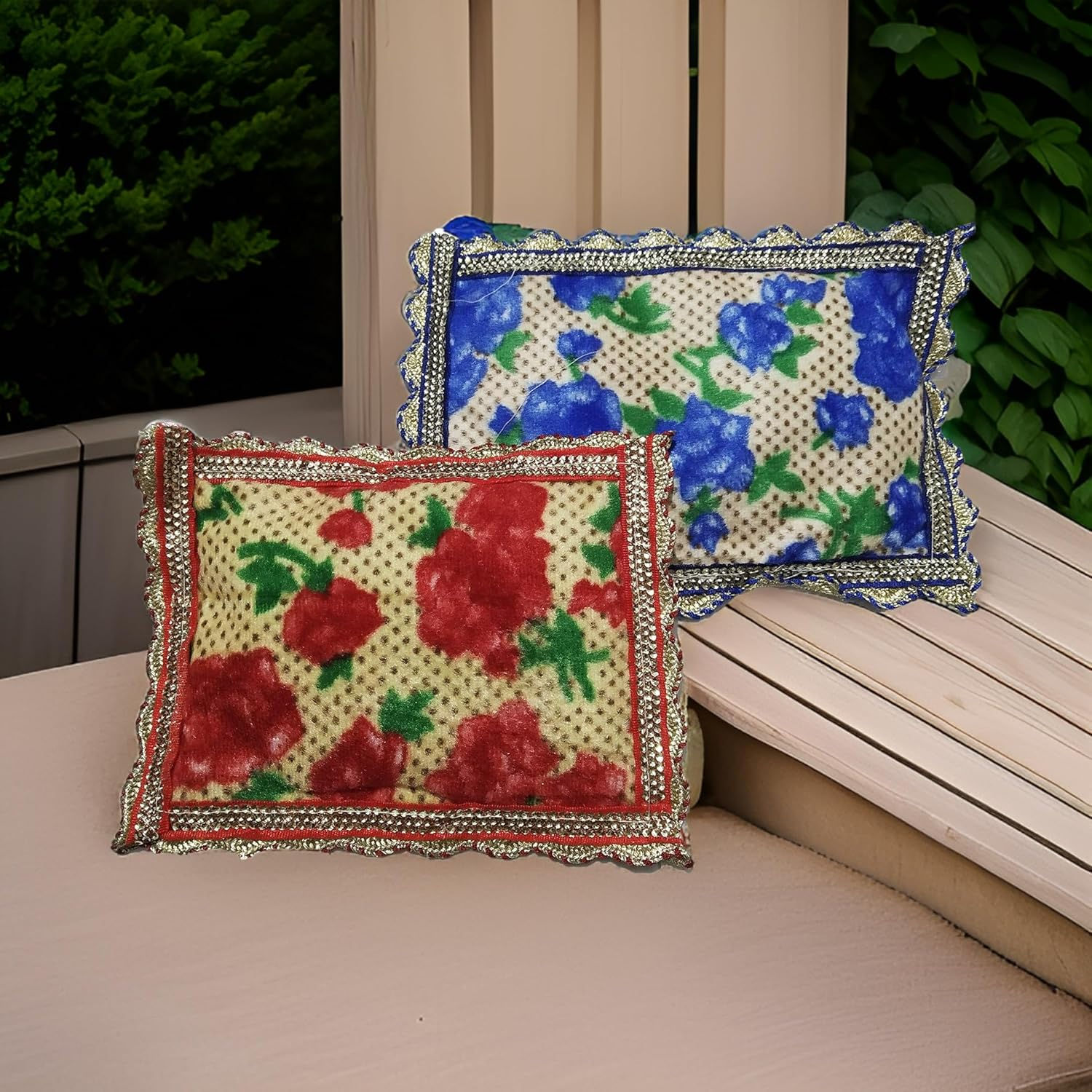 Salvus App SOLUTIONS Laddu Gopal Winter Velvet Asan Dress, Set of 2