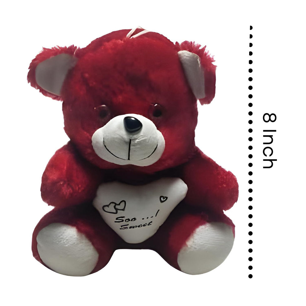 Thumbnail: Adorable Cotton Teddy Bear  (Red_6.5x8 Inch)