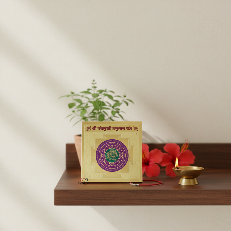 Thumbnail: Shree Panchmukhi Hanuman Yantra - for Protection