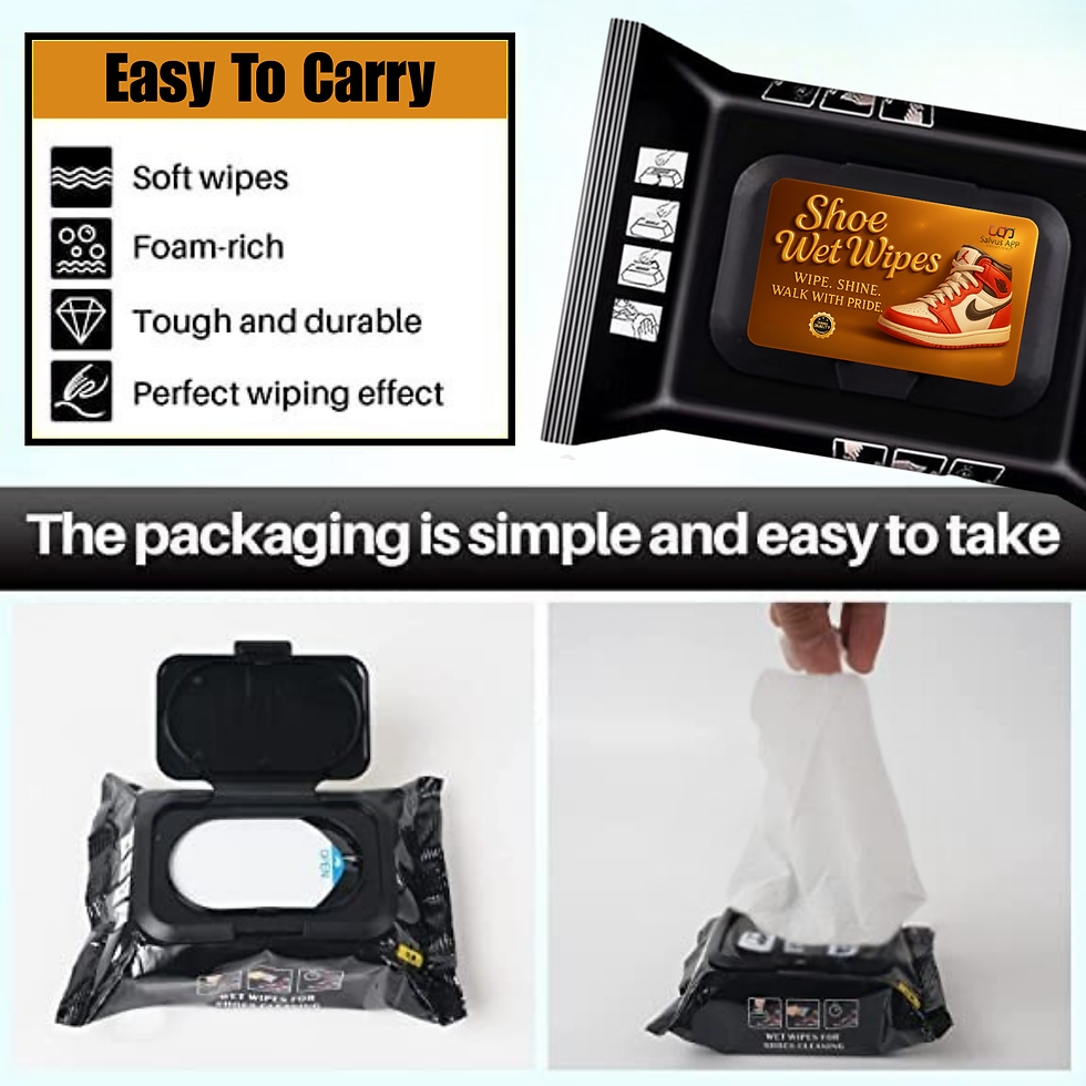 Thumbnail: Natural Sneaker & Shoe Cleaner Wipes – Quick Shoe Cleaning Wipes (1 Pack of 80)