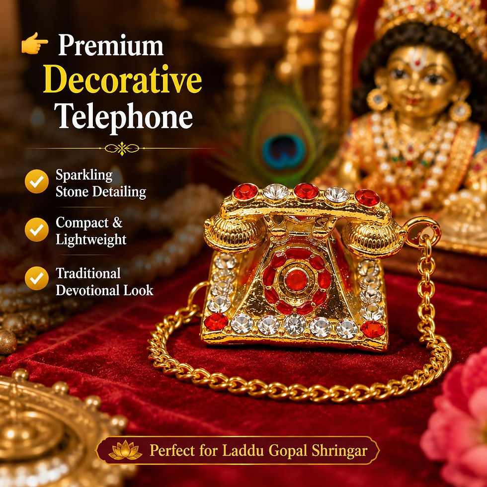 Thumbnail: Laddu Gopal Mini Telephone Accessory
