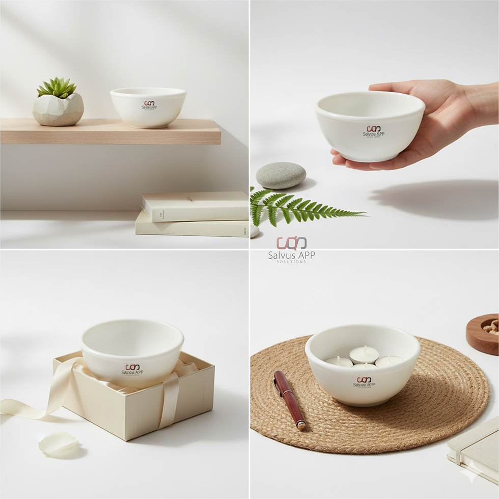 Thumbnail: Handmade Marble Multi-Utility Household Bowl- 4 Inch(White)