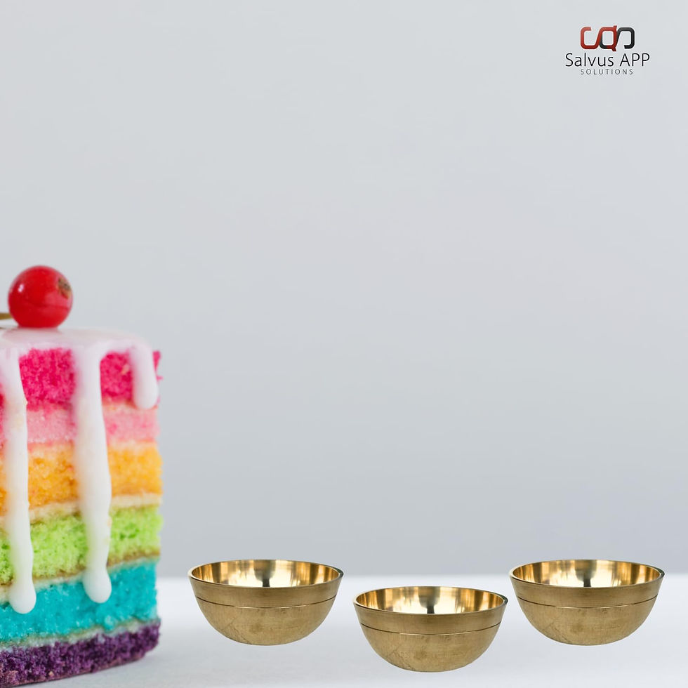 Thumbnail: Salvus APP SOLUTIONS Brass Round Dessert Bowl Set (Pack of 3_1.2x3 Inch)