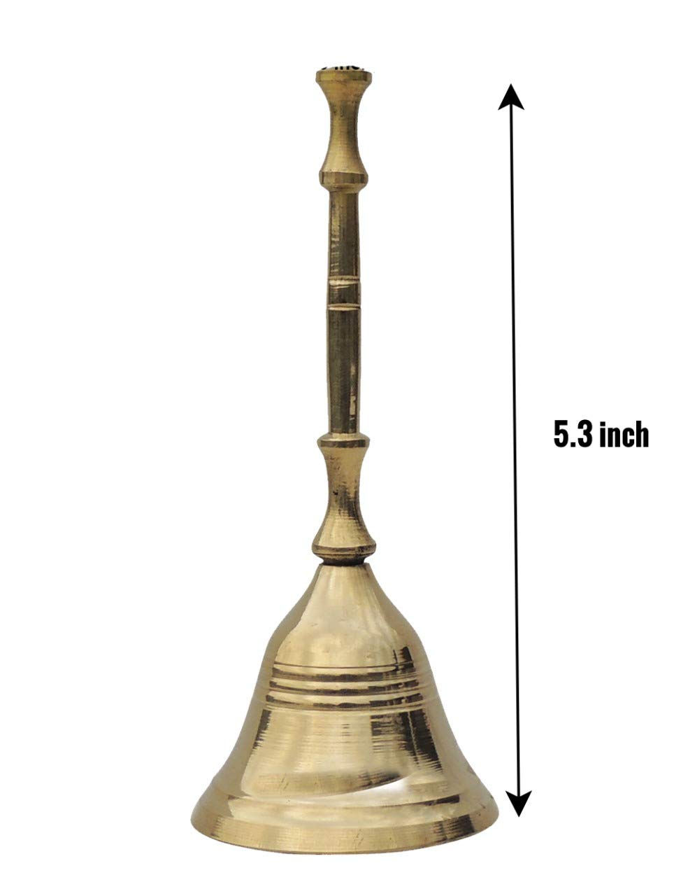 Thumbnail: Salvus APP SOLUTIONS Exquisite Handmade Brass Ghanti/Bell - 5.3 inch (Pack of 1)