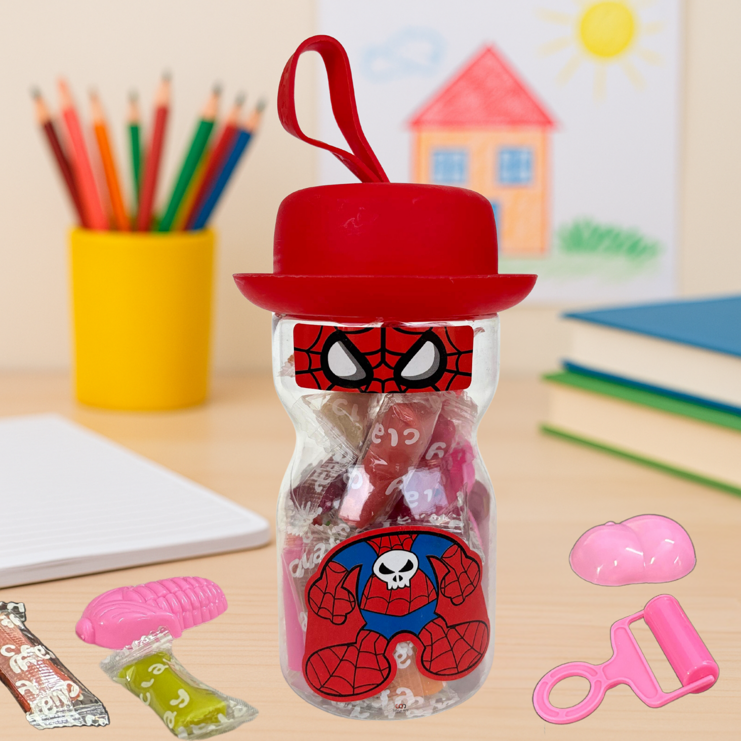 Salvus APP SOLUTIONS Attractive Clay Candy Jar Bottle with Moulds