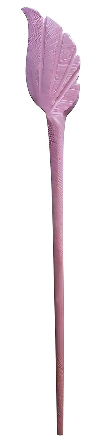 Thumbnail: Salvus APP SOLUTIONS Marble Leaf Hair Stick/Juda Pin, for Women & Girls (Pink)