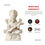 Thumbnail: Salvus App SOLUTIONS Handmade Maa Saraswati Marble Statue, White_3x4 inch