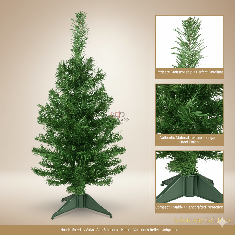 Thumbnail: Salvus APP SOLUTIONS Christmas tree  for a Merry Celebration, 1 Pc (3 feet)