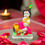 Thumbnail: Salvus APP SOLUTIONS Polyresin Multicolor Laddu Gopal for Pooja (3.5x5.5 inch)