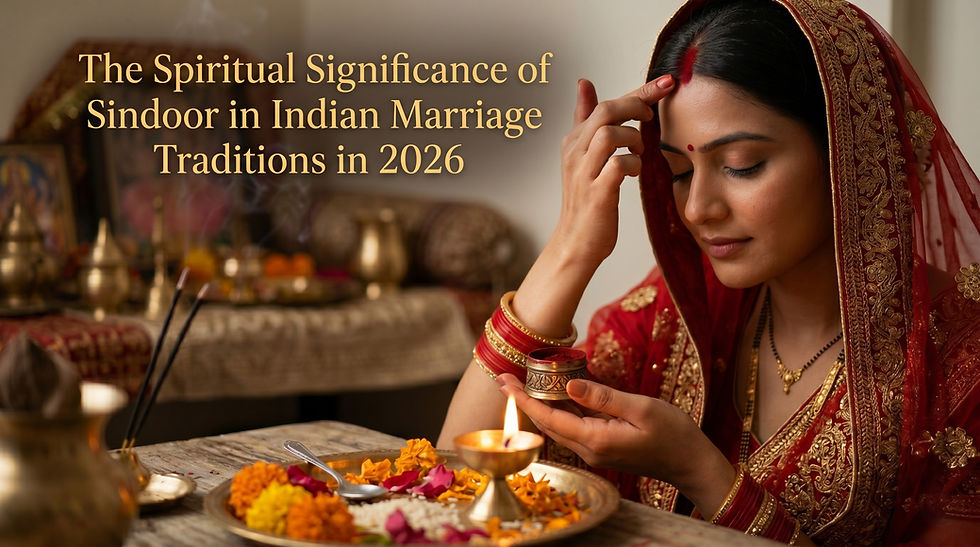 The Spiritual Significance of Sindoor in Indian Marriage Traditions in 2026