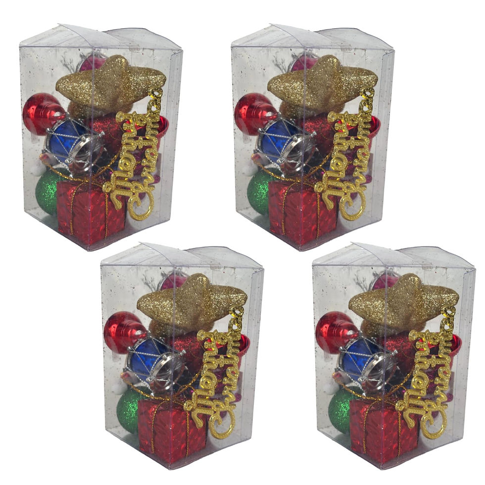 Thumbnail: Salvus APP SOLUTIONS 56 Pcs Mixed Christmas Tree Decorations Set (Multi_56 pcs)