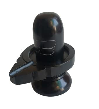 Thumbnail: Salvus APP SOLUTIONS Black Marble Shivling for Home-Office Decor -(2x3-Inches)